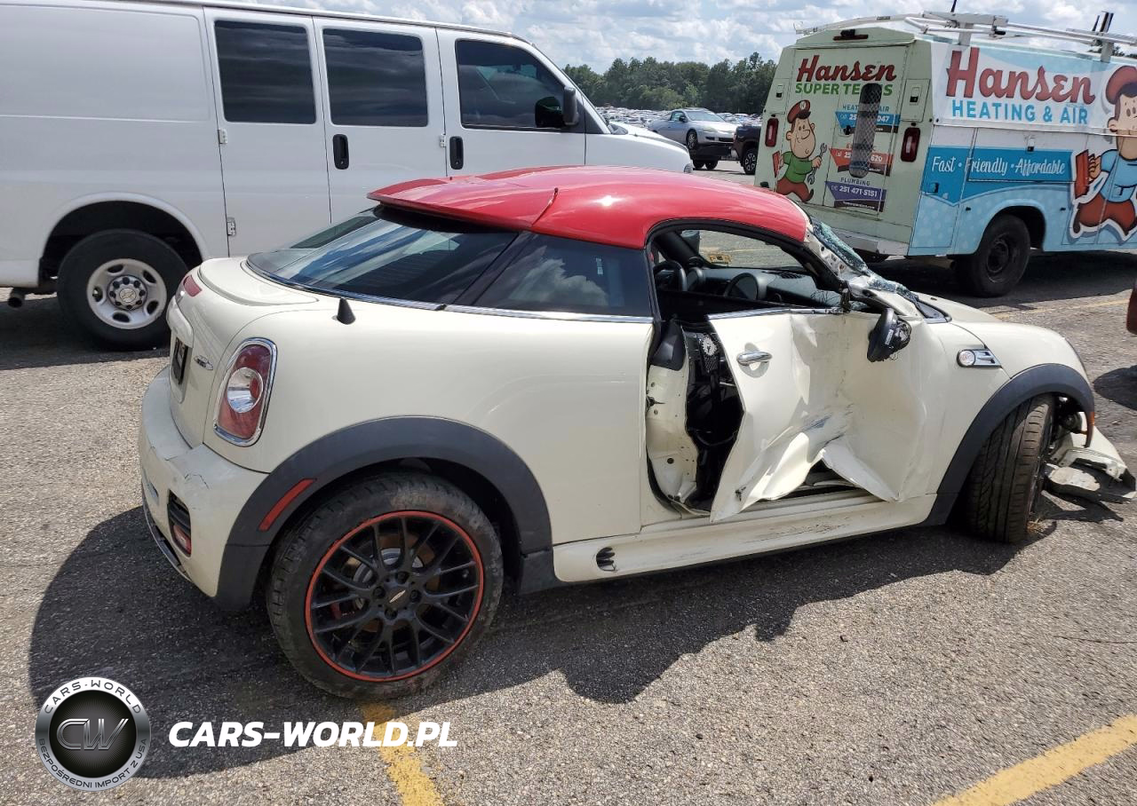 2013 Mini Cooper Coupe John Cooper Works VIN:WMWSX9C56DT380415 - 3