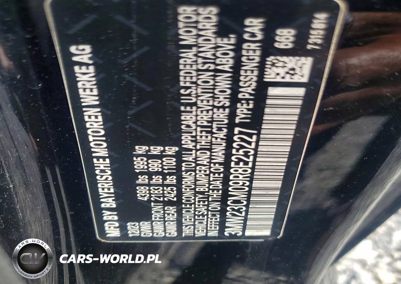 2024 BMW 230I VIN:3MW23CM09R8E25227 - 12