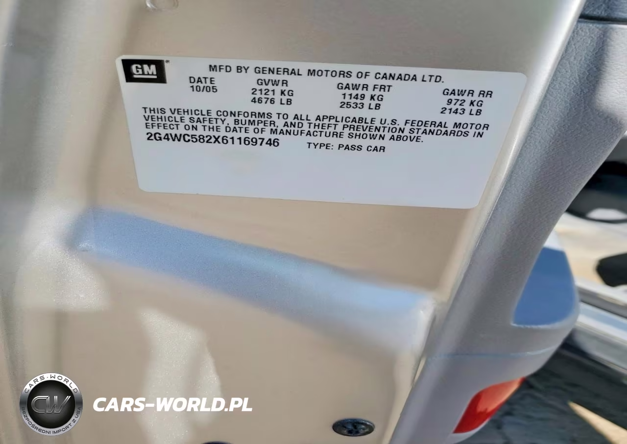 2006 Buick Lacrosse Cx VIN:2G4WC582X61169746 - 12