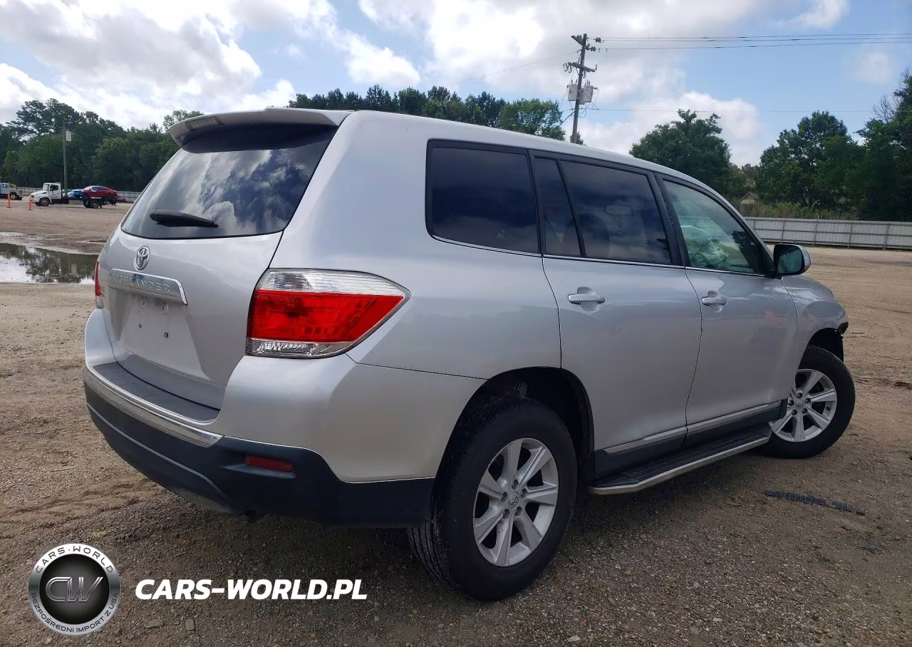 2013 Toyota Highlander Base VIN:5TDZA3EH9DS045445 - 3