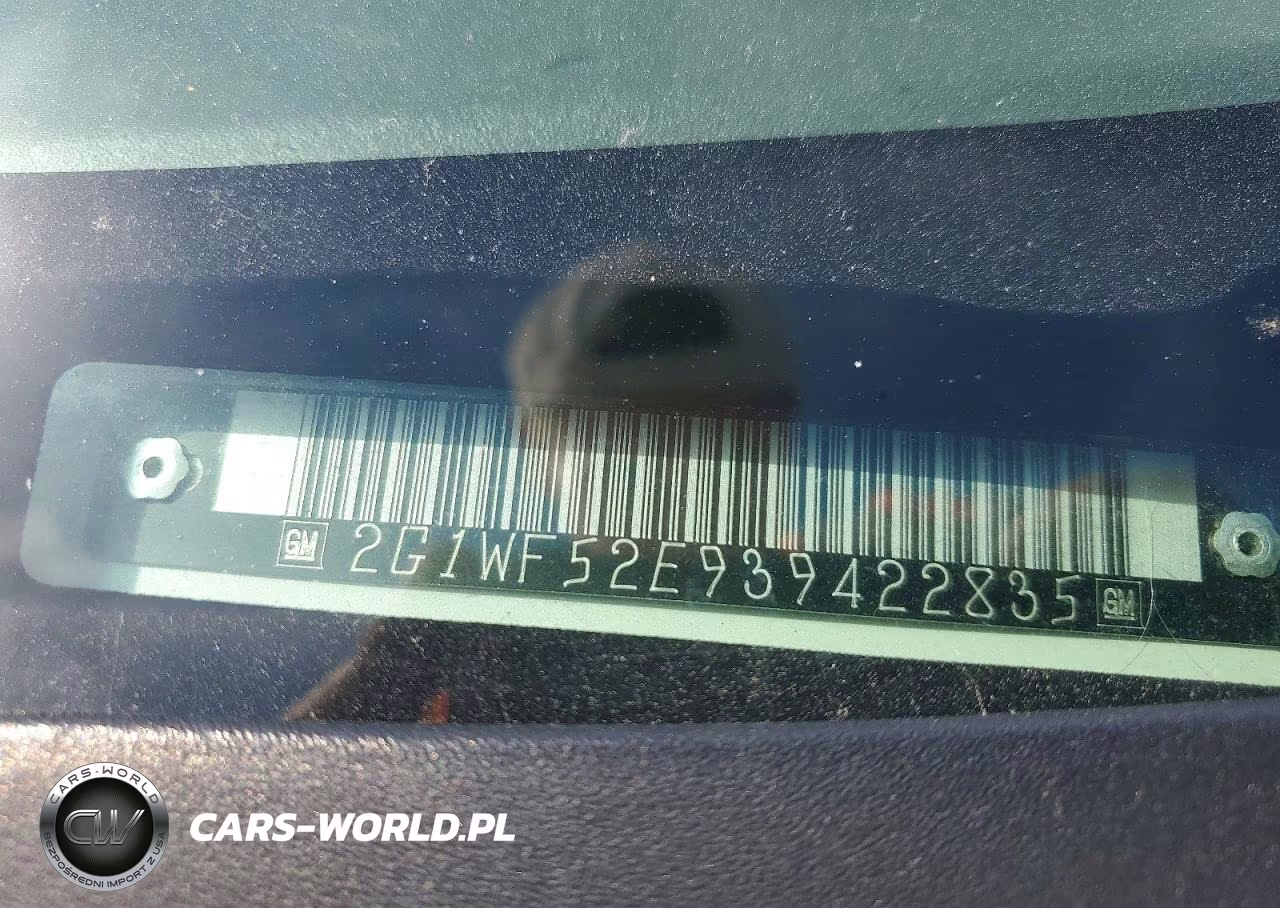 2003 Chevrolet Impala VIN:2G1WF52E939422835 - 12