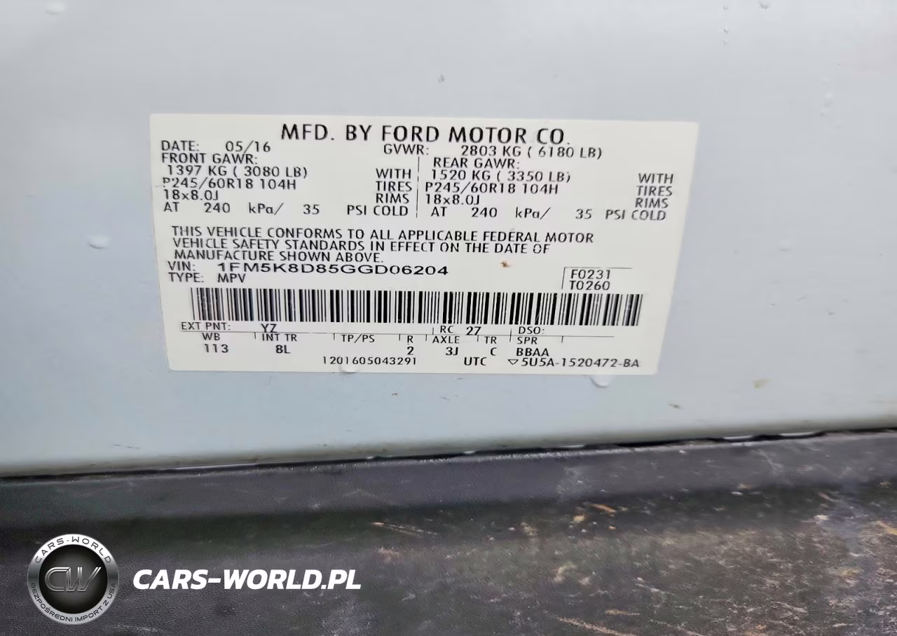 2016 Ford Explorer Xlt VIN:1FM5K8D85GGD06204 - 13