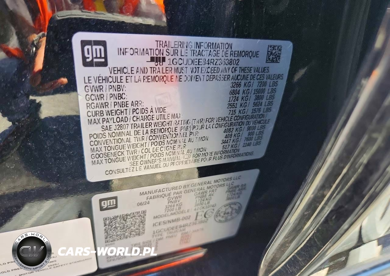 2024 Chevrolet Silverado K1500 Rst VIN:1GCUDEE84RZ363802 - 12