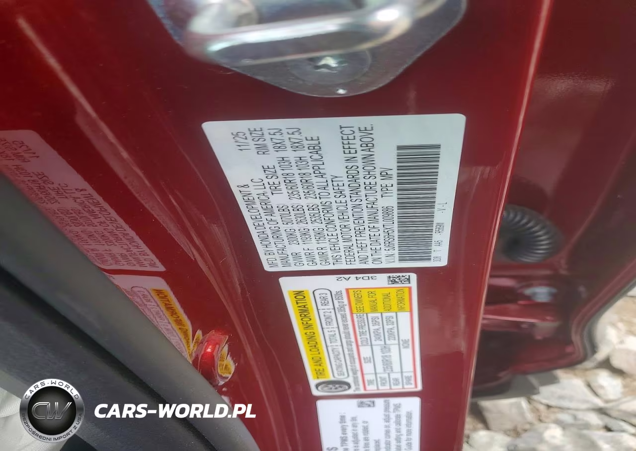 2026 Honda Cr-V Sport VIN:5J6RS6H5XTL009886 - 13