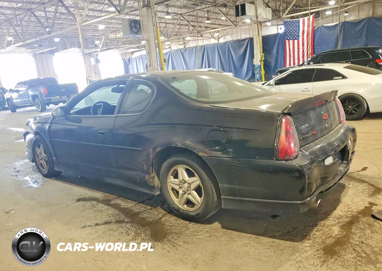 2003 Chevrolet Monte Carlo Ss VIN:2G1WX12K839349372 - 2