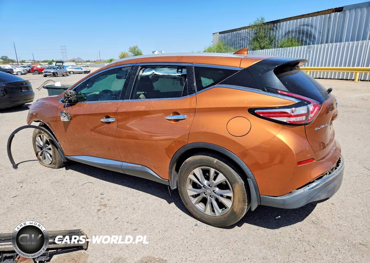 2016 Nissan Murano Sl VIN:5N1AZ2MG2GN163397 - 2