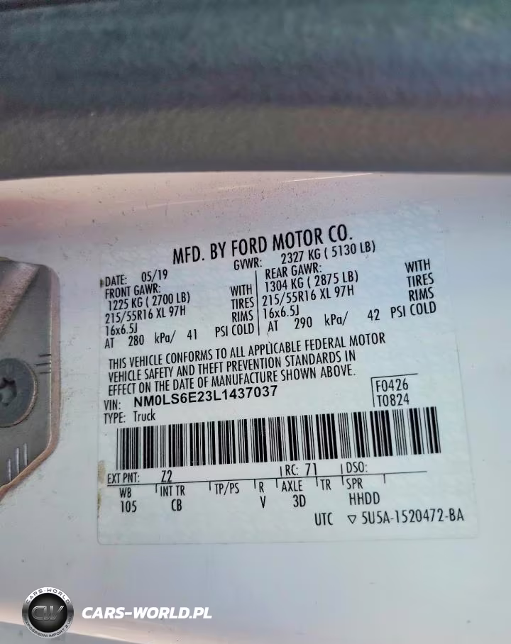 2020 Ford Transit Connect Xl VIN:NM0LS6E23L1437037 - 13