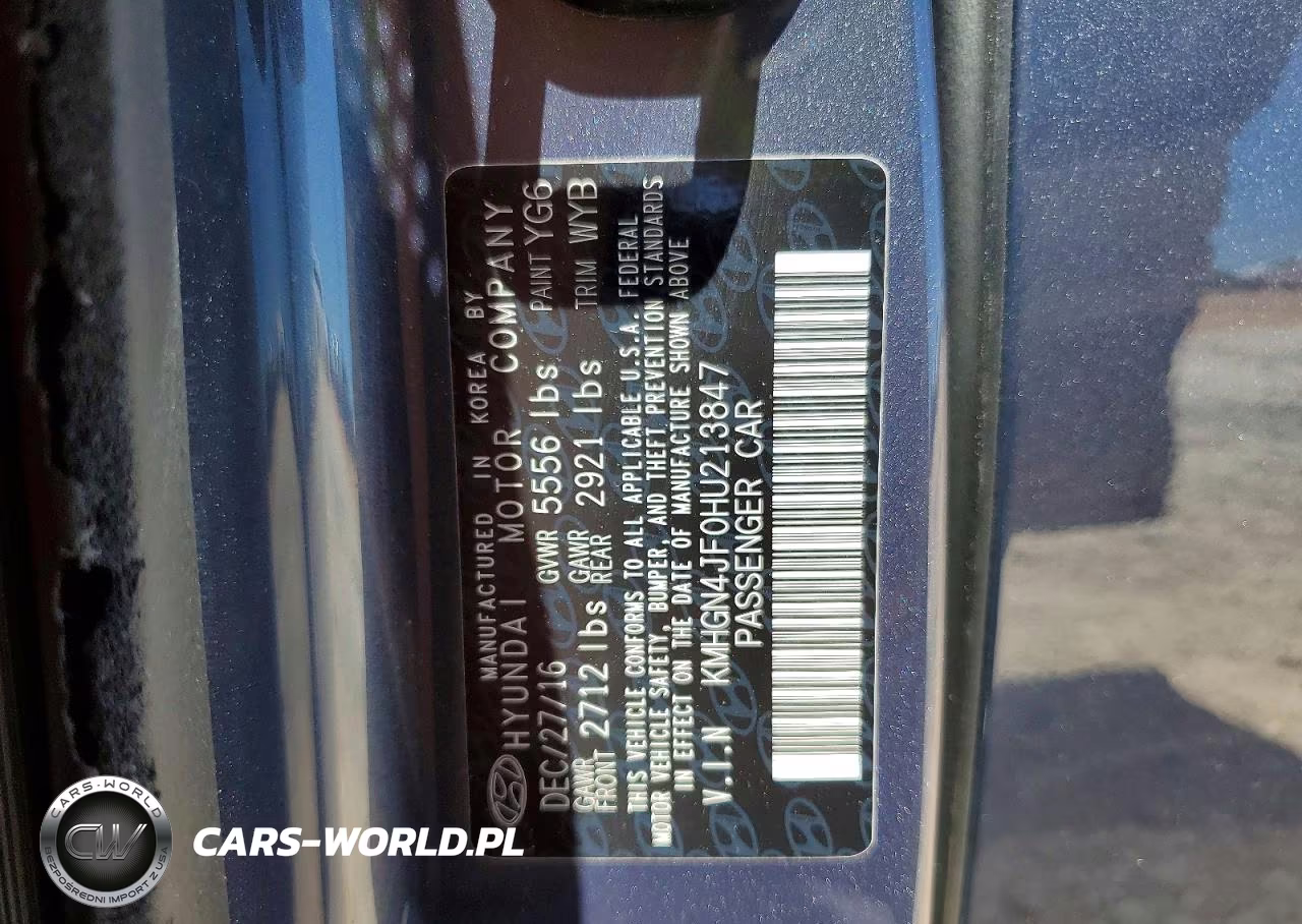 2017 Genesis G80 Ultimate VIN:KMHGN4JF0HU213847 - 13