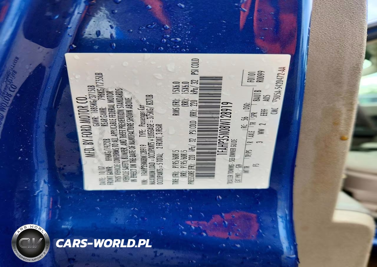2008 Ford Focus Se VIN:1FAHP35N08W128919 - 13