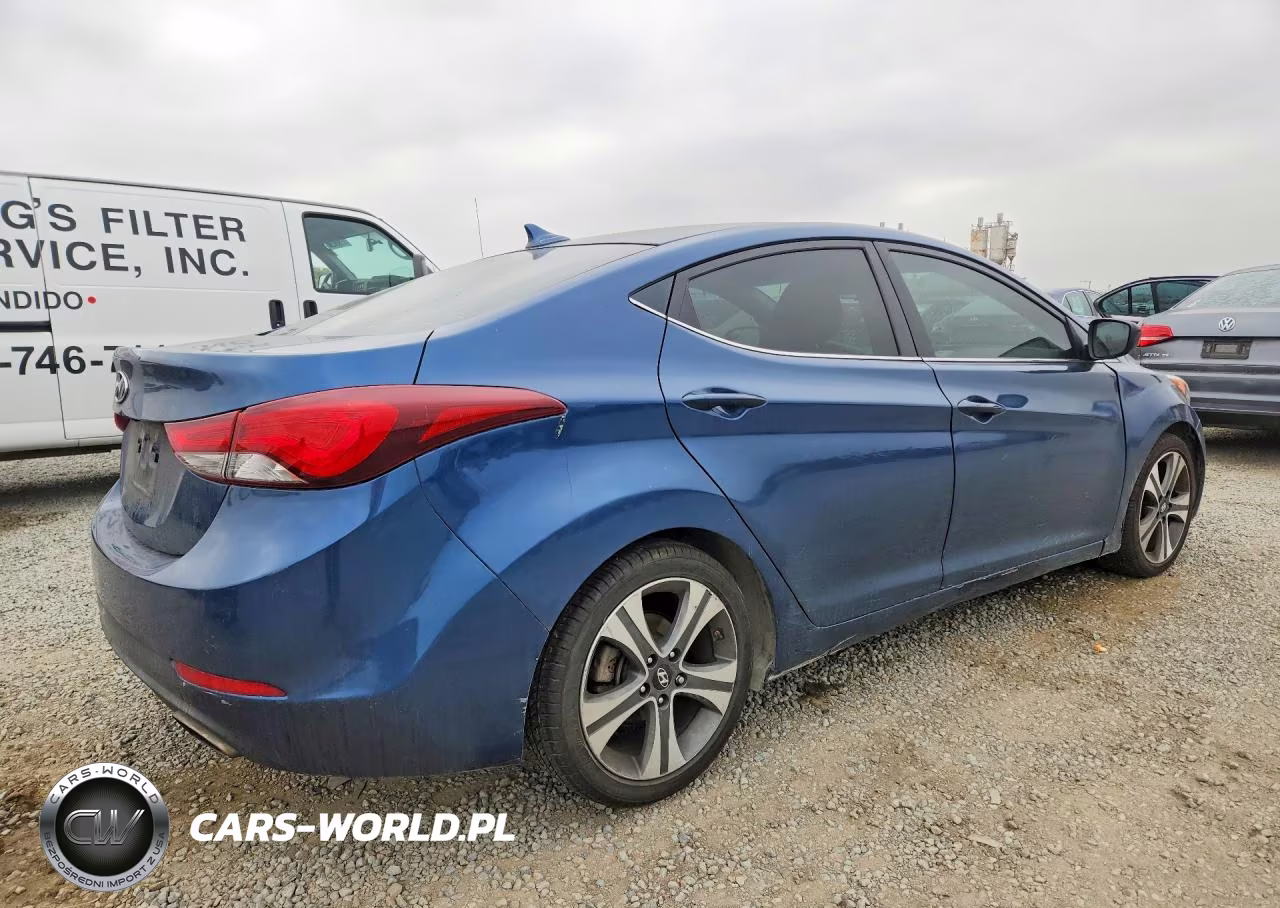 2014 Hyundai Elantra Sport VIN:KMHDH4AH1EU075307 - 3