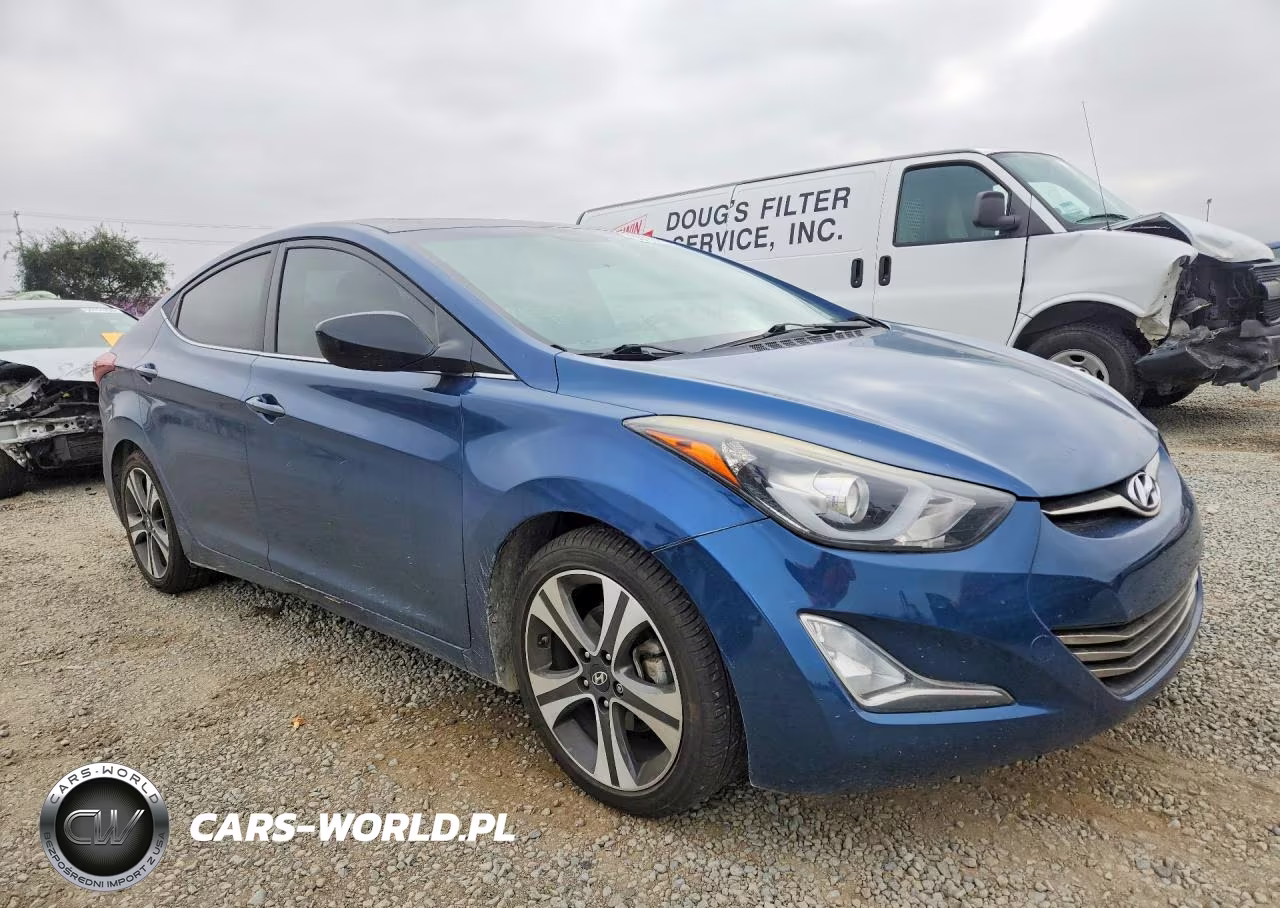 2014 Hyundai Elantra Sport VIN:KMHDH4AH1EU075307 - 4