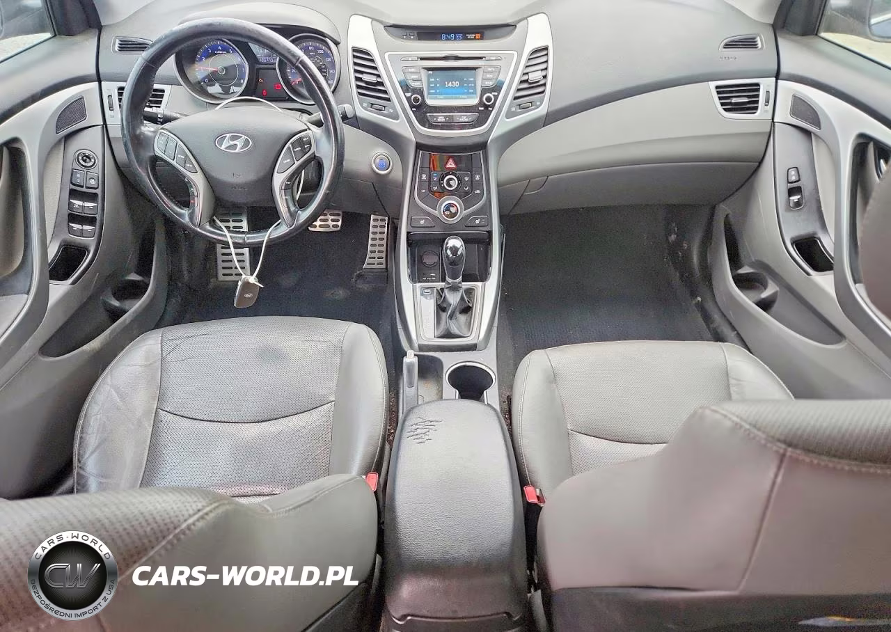 2014 Hyundai Elantra Sport VIN:KMHDH4AH1EU075307 - 8