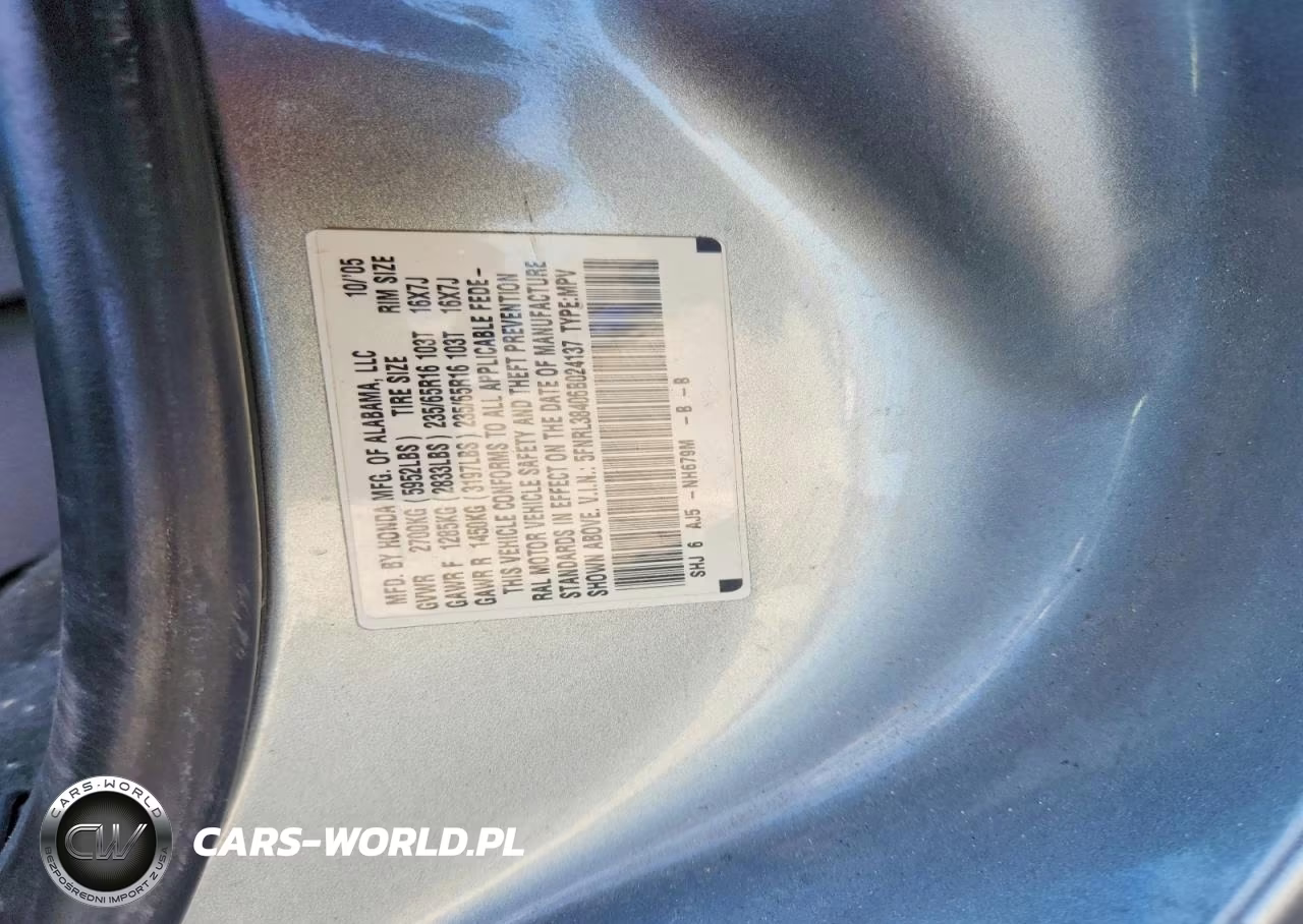 2006 Honda Odyssey Ex VIN:5FNRL38406B024137 - 12