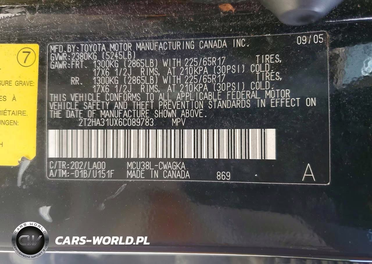 2006 Lexus Rx 330 VIN:2T2HA31UX6C089783 - 13