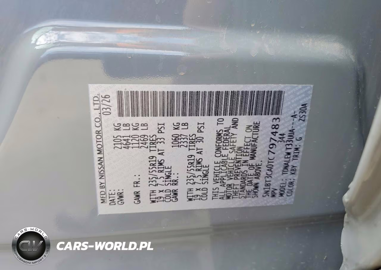 2026 Nissan Rogue Sl VIN:5N1BT3CA0TC797483 - 13