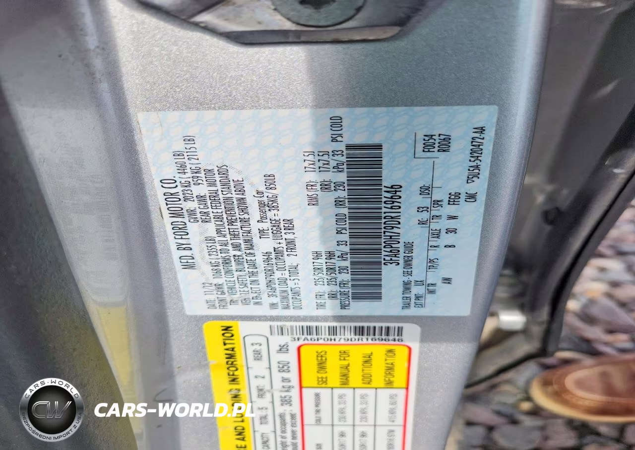 2013 Ford Fusion Se VIN:3FA6P0H79DR169646 - 12