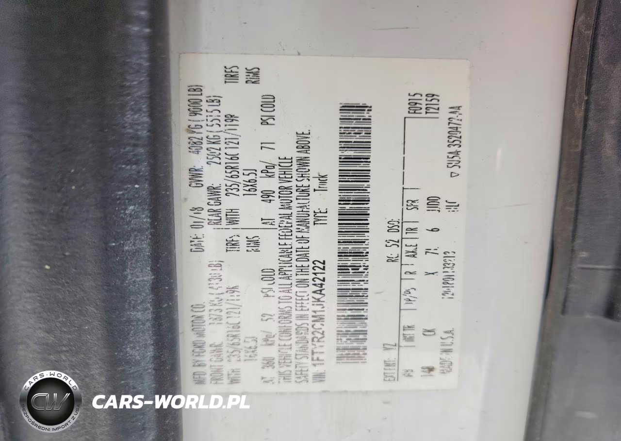 2018 Ford Transit T-250 Delivery Van VIN:1FTYR2CM1JKA42122 - 13