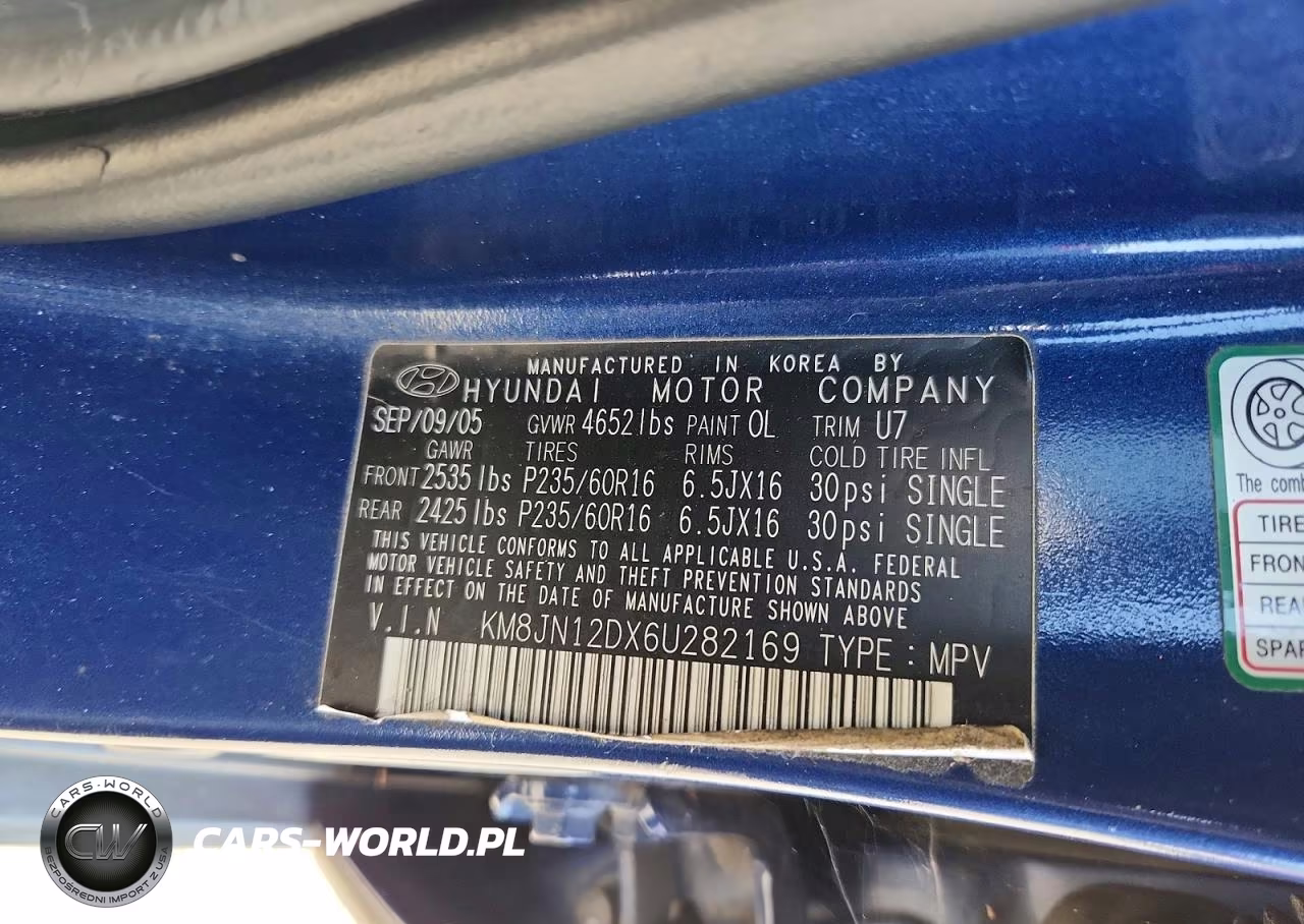 2006 Hyundai Tucson Gls VIN:KM8JN12DX6U282169 - 12