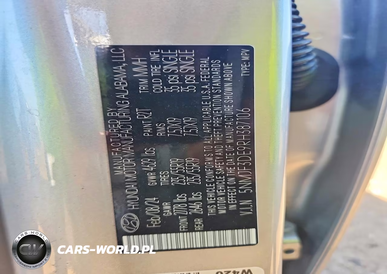 2024 Hyundai Tucson Sel VIN:5NMJF3DE9RH387106 - 12