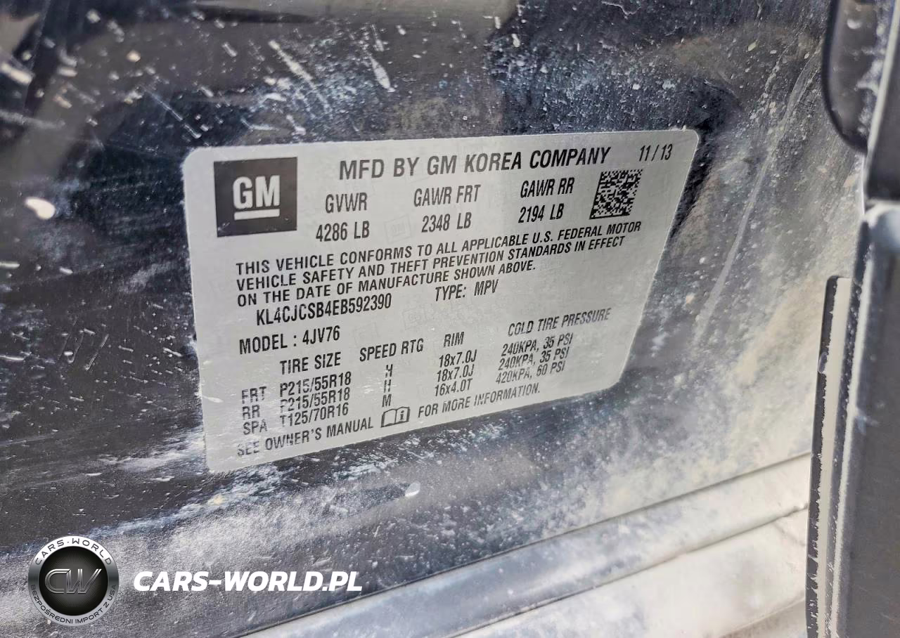 2014 Buick Encore VIN:KL4CJCSB4EB592390 - 13
