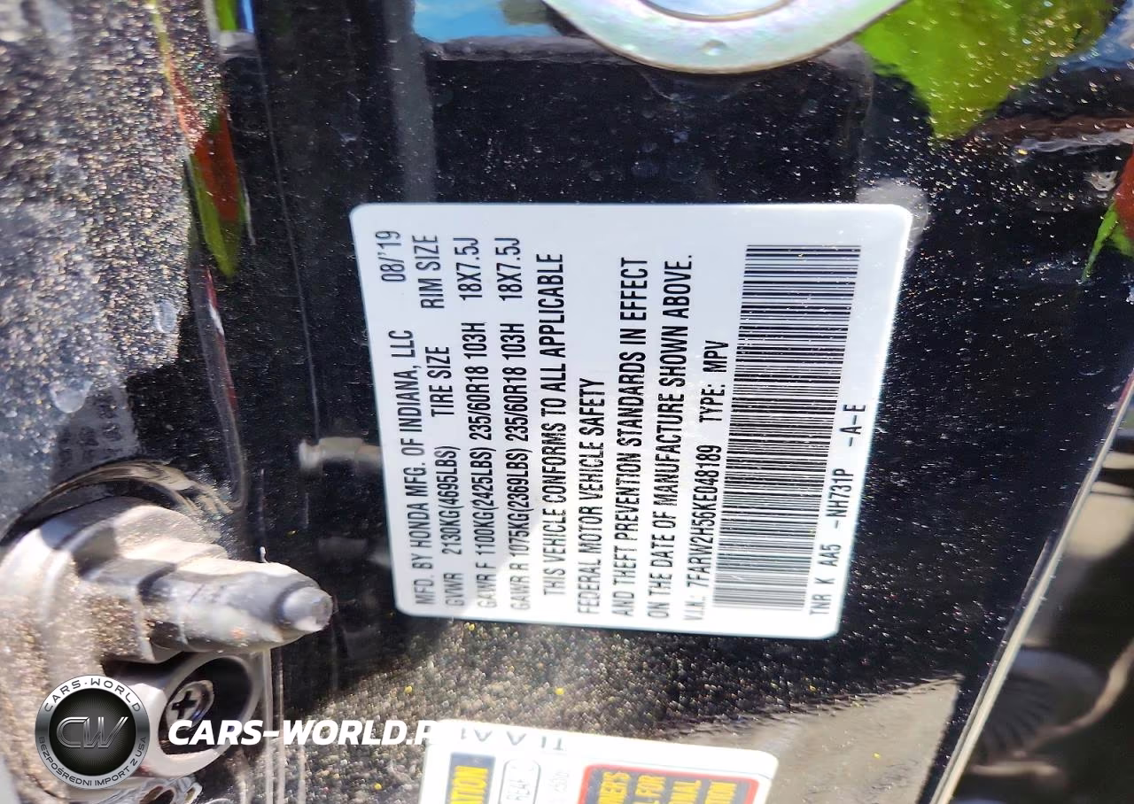 2019 Honda Cr-V Ex VIN:7FARW2H56KE048189 - 13
