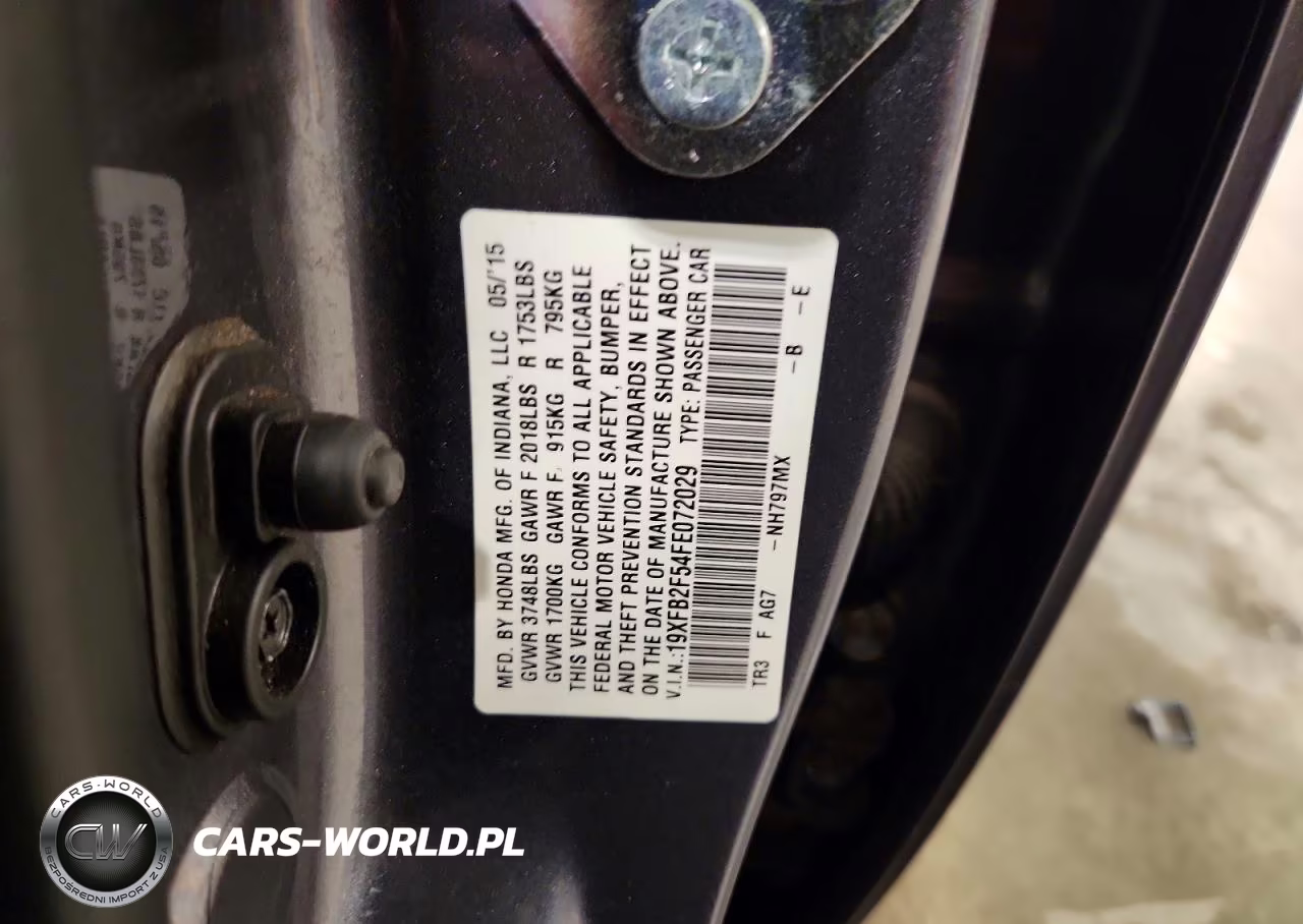 2015 Honda Civic Lx VIN:19XFB2F54FE072029 - 12