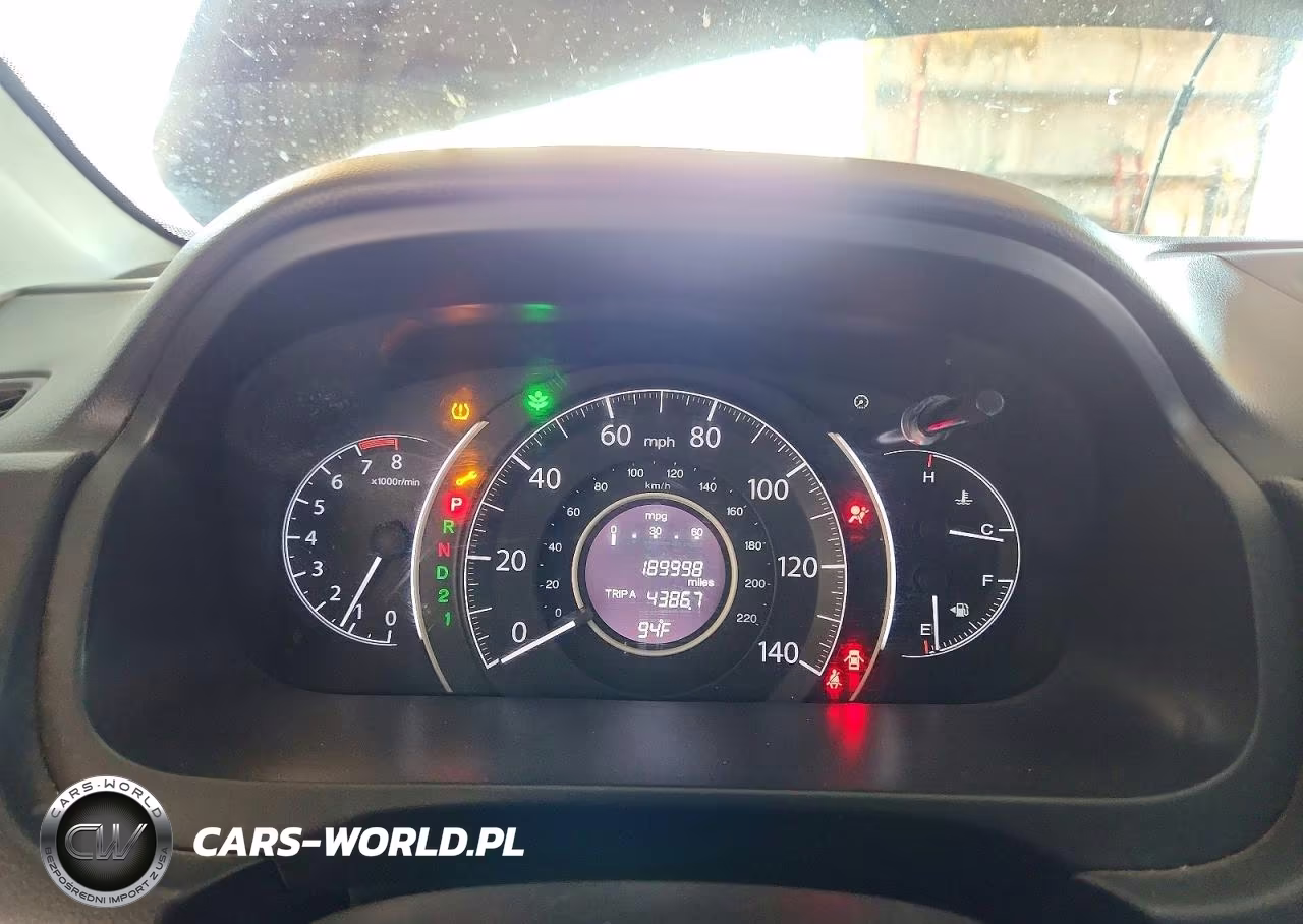 2012 Honda Cr-V Lx VIN:5J6RM3H3XCL022810 - 9