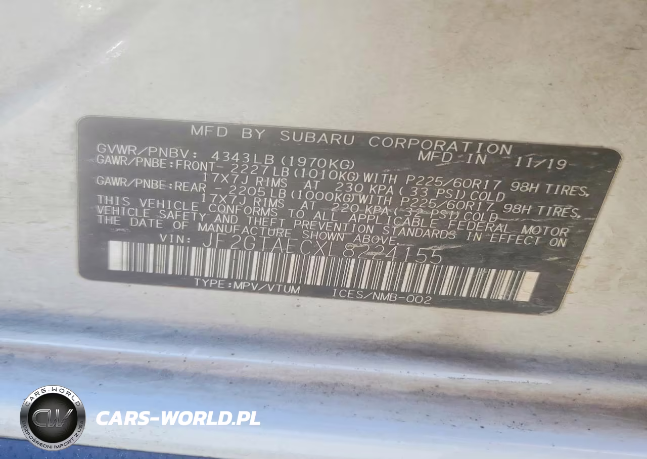 2020 Subaru Crosstrek Premium VIN:JF2GTAECXL8224155 - 12