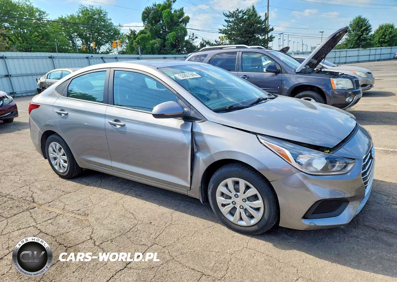 2022 Hyundai Accent Se VIN:3KPC24A69NE175539 - 4