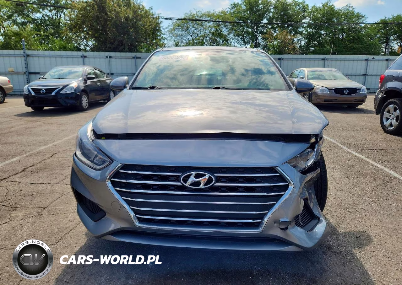 2022 Hyundai Accent Se VIN:3KPC24A69NE175539 - 5