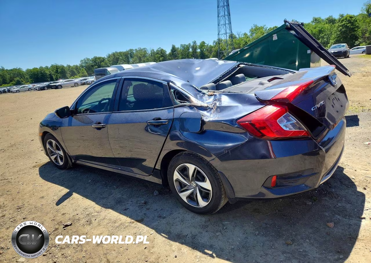 2019 Honda Civic Lx VIN:19XFC2F66KE047262 - 2