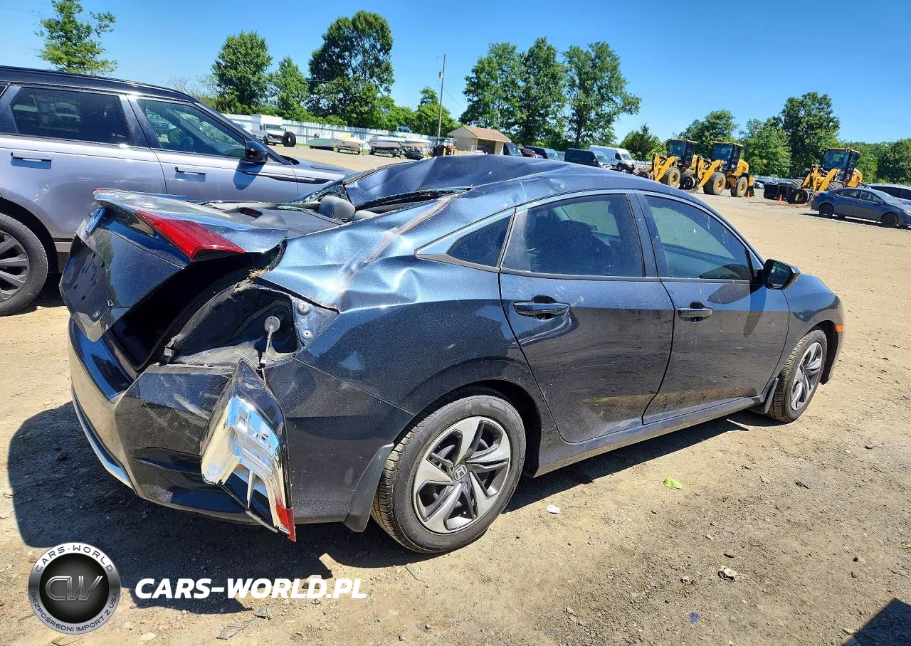 2019 Honda Civic Lx VIN:19XFC2F66KE047262 - 3