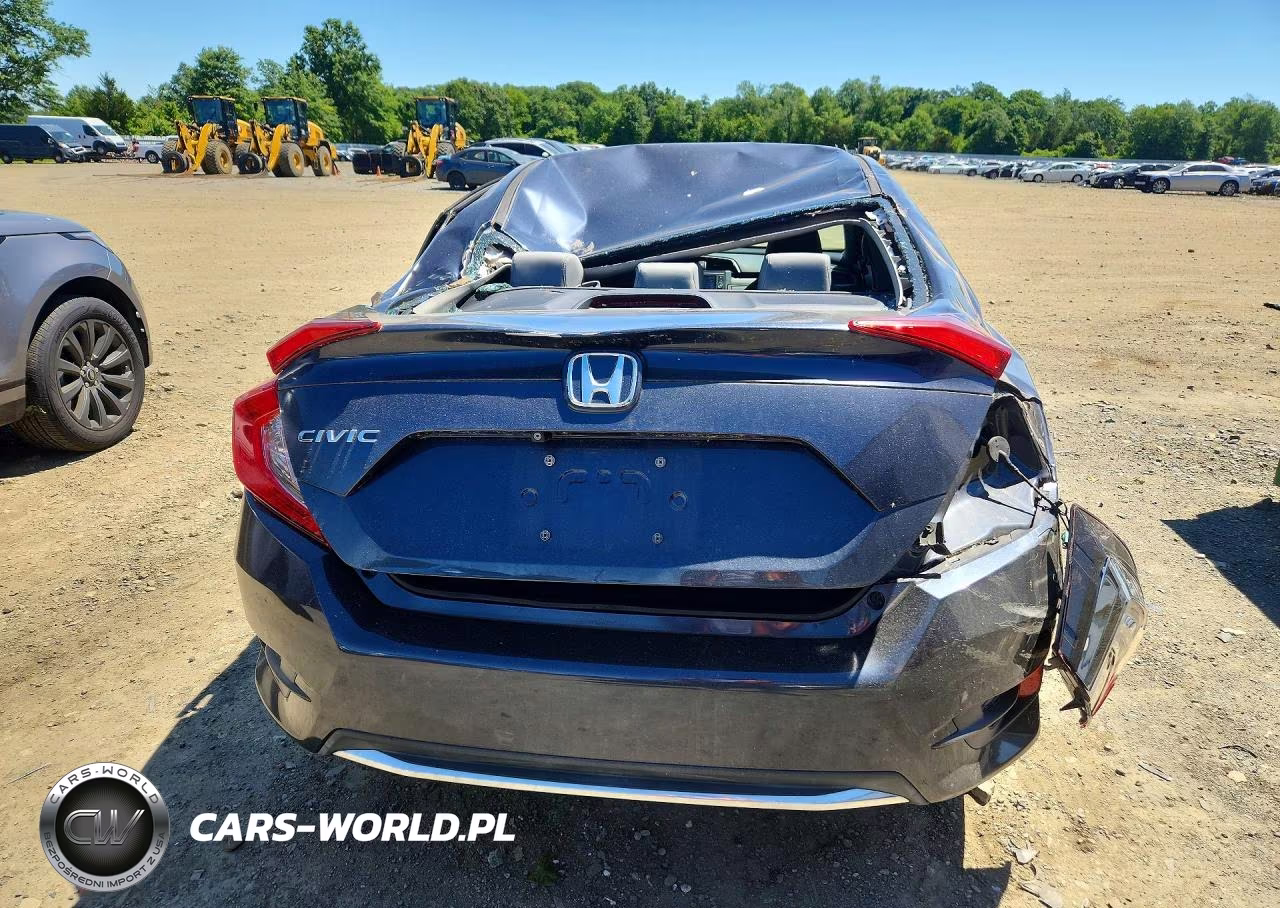 2019 Honda Civic Lx VIN:19XFC2F66KE047262 - 6