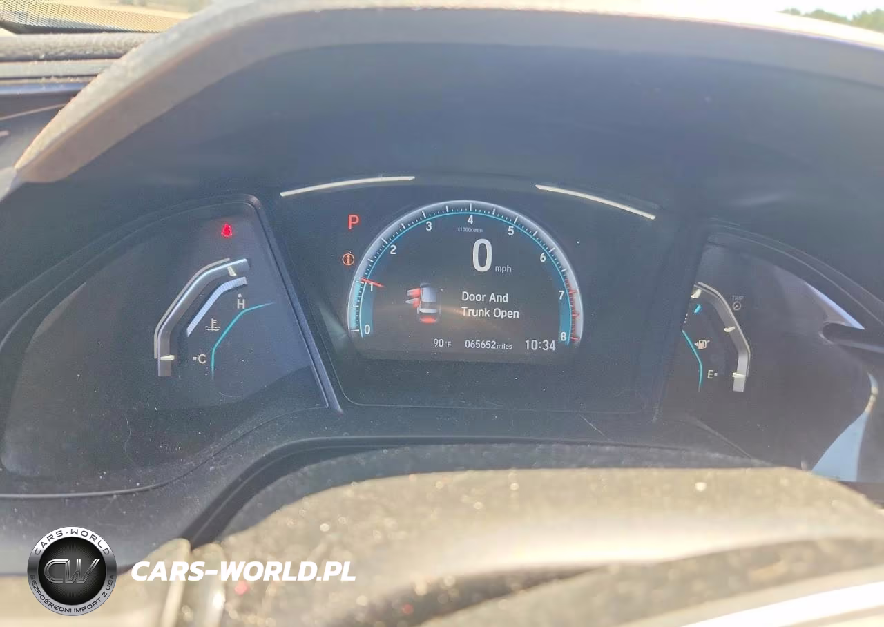 2019 Honda Civic Lx VIN:19XFC2F66KE047262 - 9