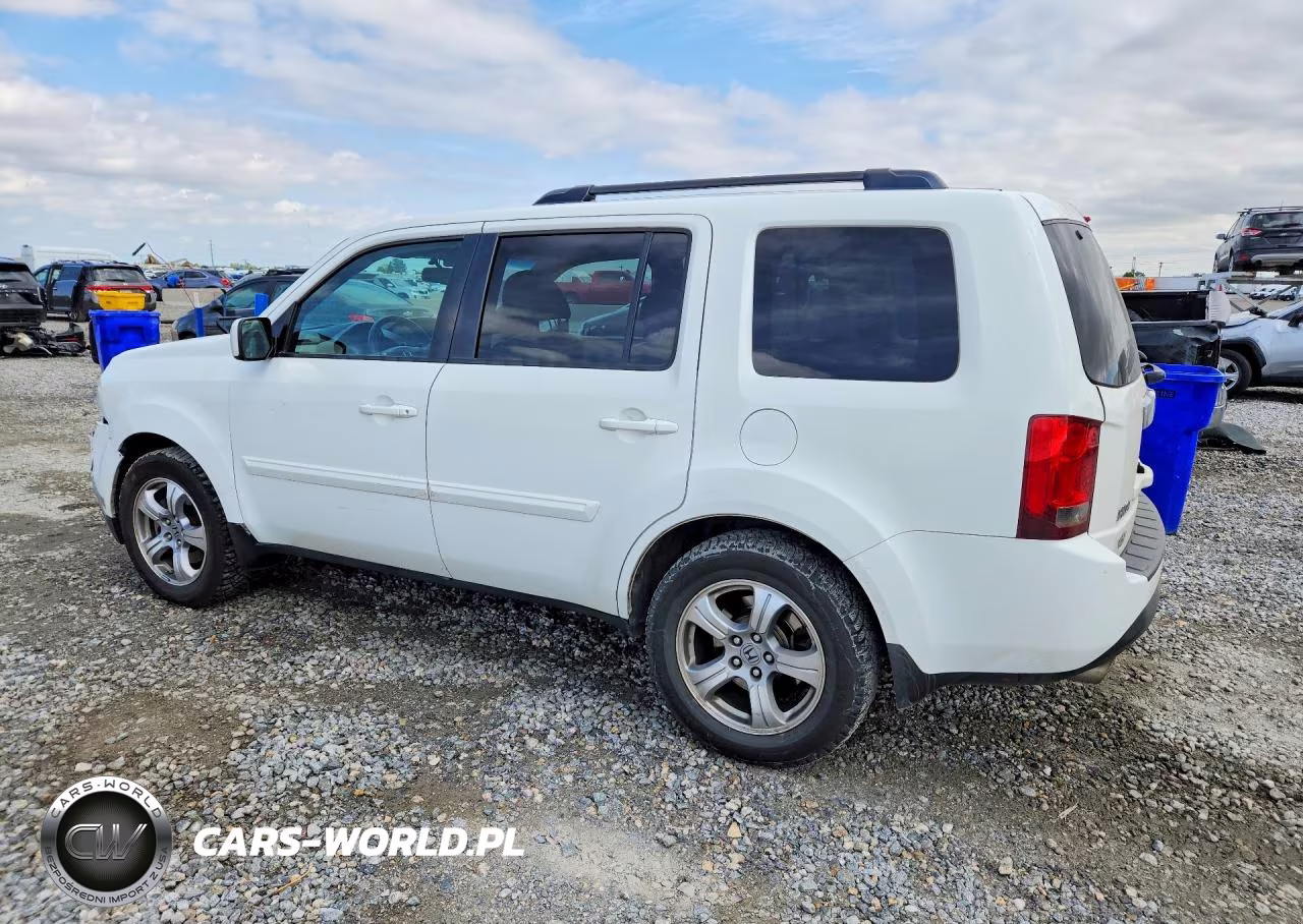 2013 Honda Pilot Exln VIN:5FNYF4H72DB015844 - 2