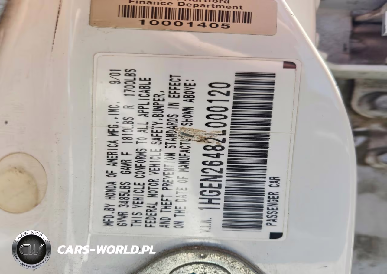 2002 Honda Civic Gx VIN:1HGEN26482L000120 - 12