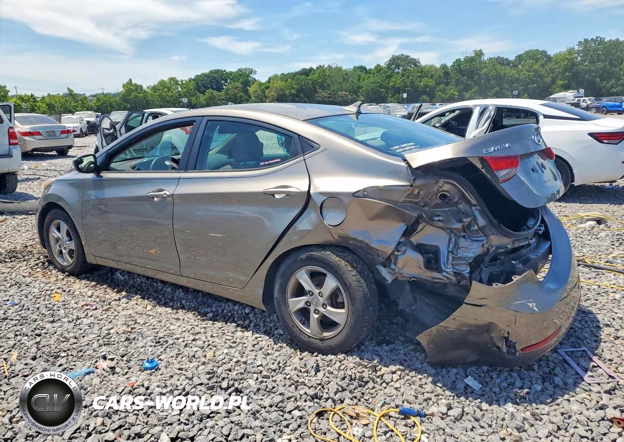2014 Hyundai Elantra Se VIN:5NPDH4AE3EH537208 - 2