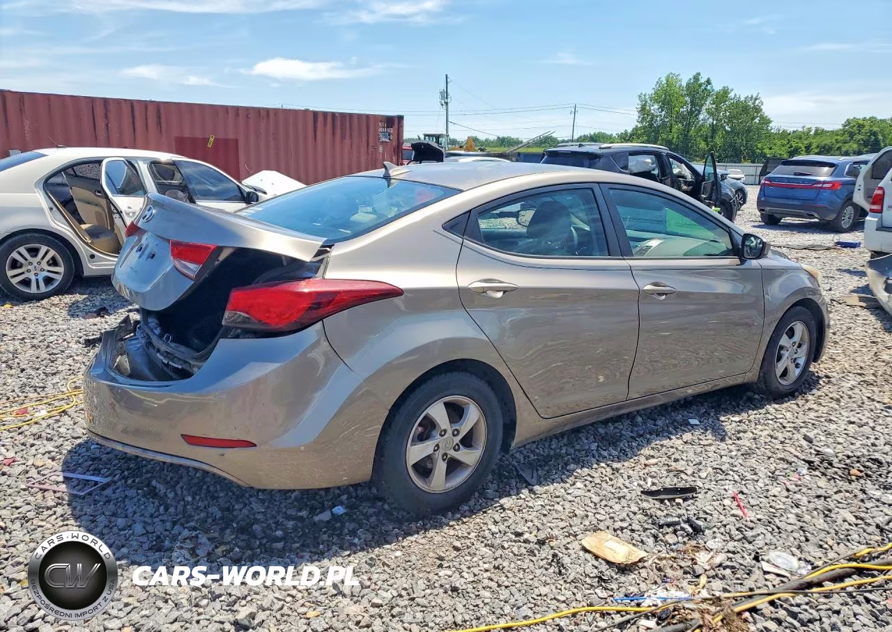 2014 Hyundai Elantra Se VIN:5NPDH4AE3EH537208 - 3