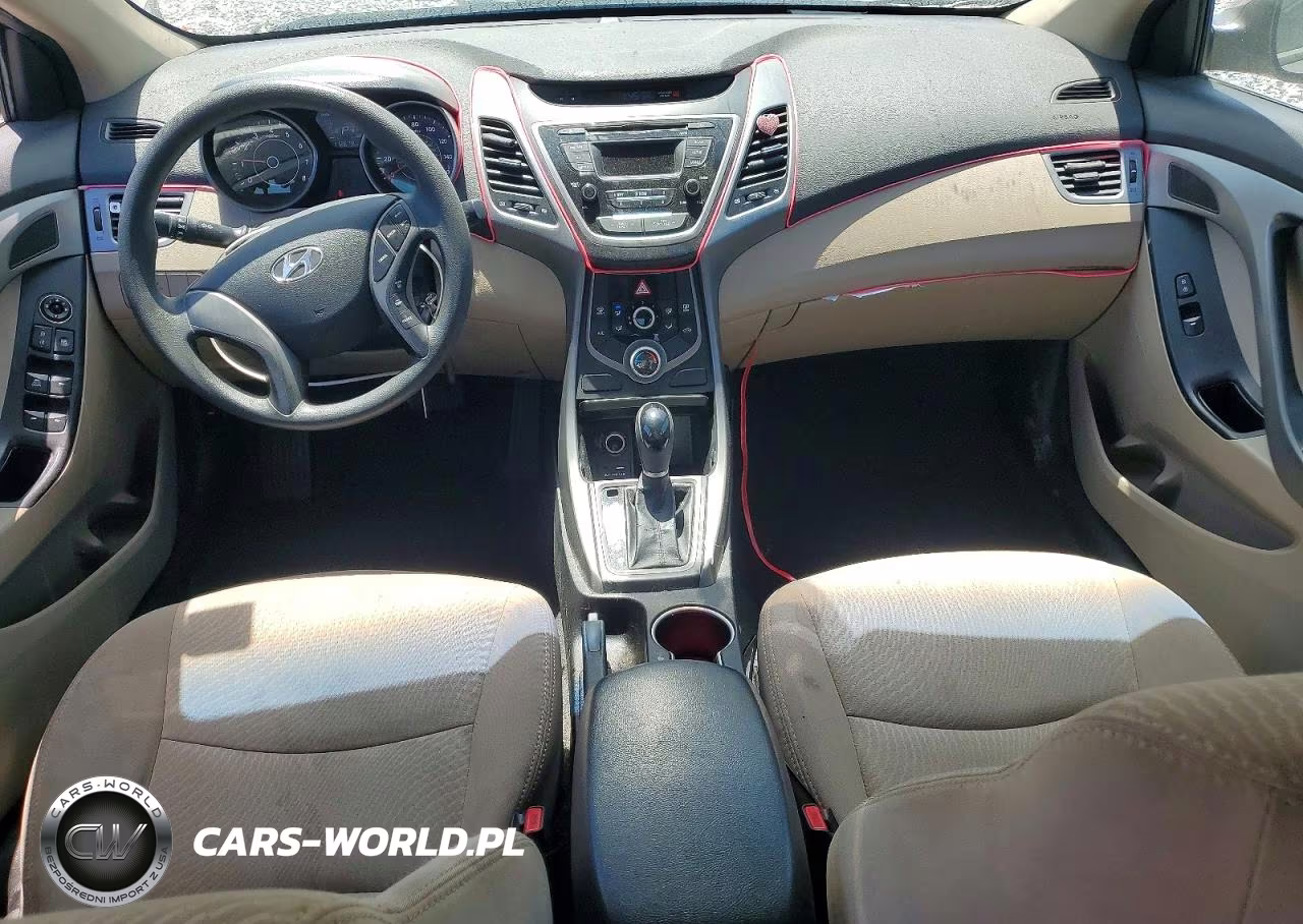 2014 Hyundai Elantra Se VIN:5NPDH4AE3EH537208 - 8