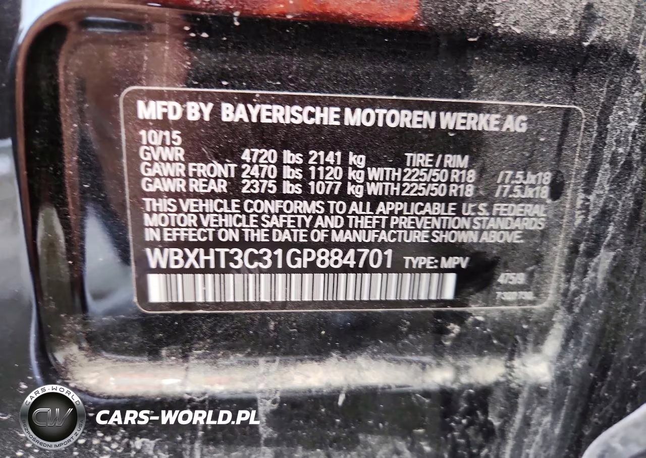 2016 BMW X1 xDrive28I VIN:WBXHT3C31GP884701 - 12