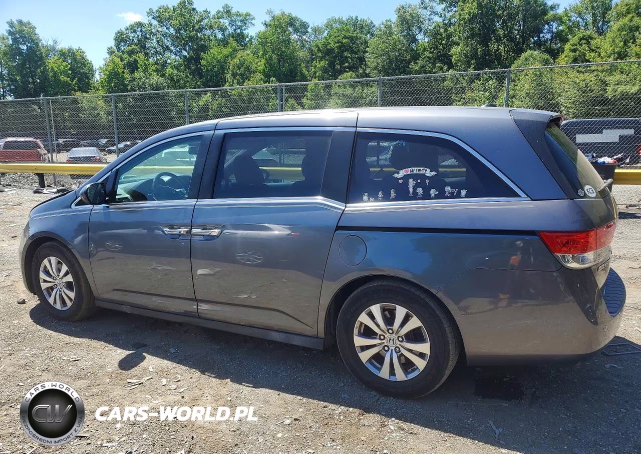 2014 Honda Odyssey Exl VIN:5FNRL5H63EB025052 - 2