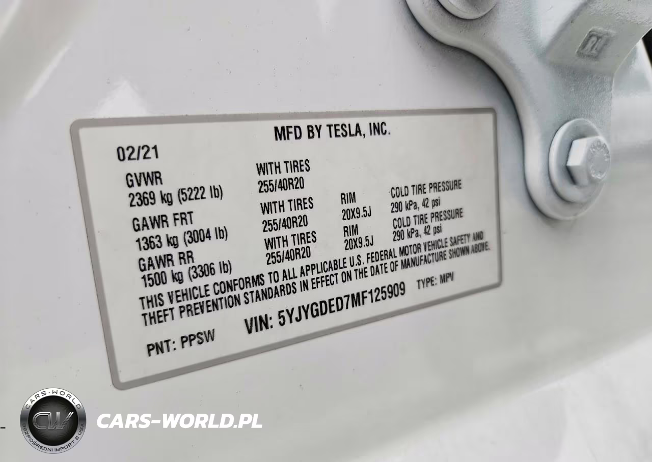 2021 Tesla Model Y VIN:5YJYGDED7MF125909 - 13