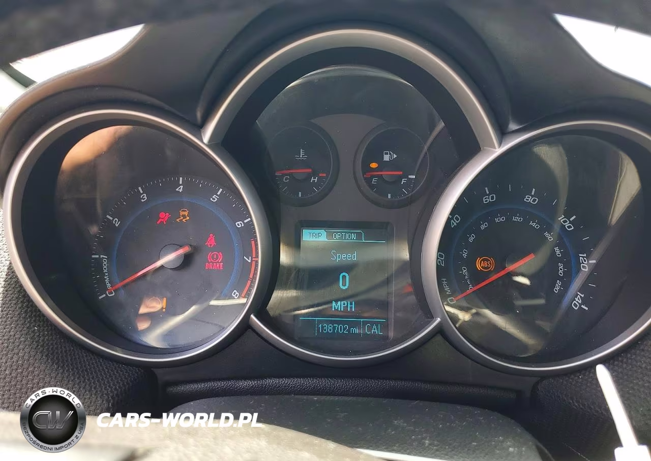 2013 Chevrolet Cruze Lt VIN:1G1PC5SB8D7263814 - 9