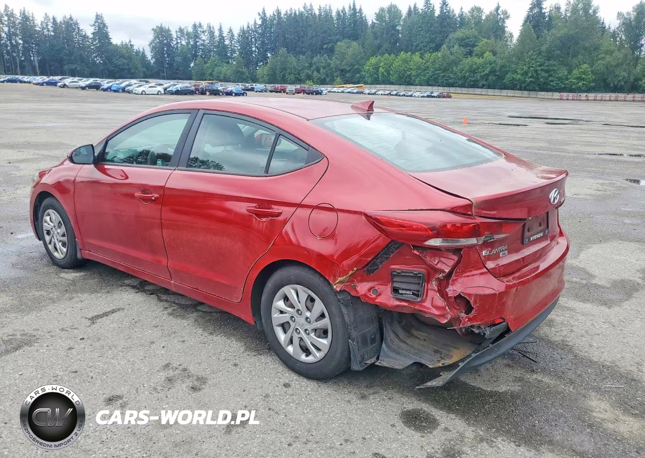 2017 Hyundai Elantra Se VIN:KMHD74LF9HU382713 - 2