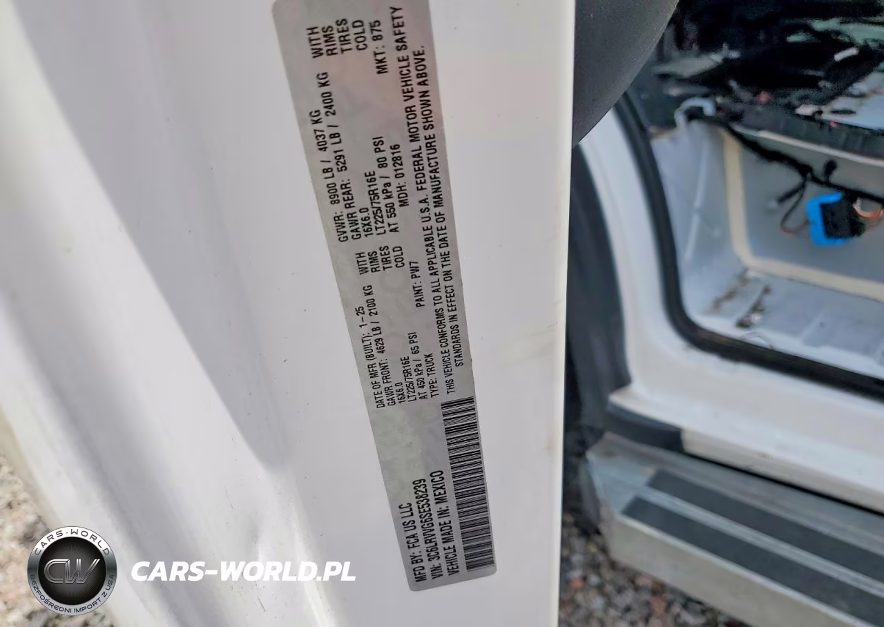 2025 Ram Promaster 2500 2500 Standard VIN:3C6LRVVG6SE538239 - 12