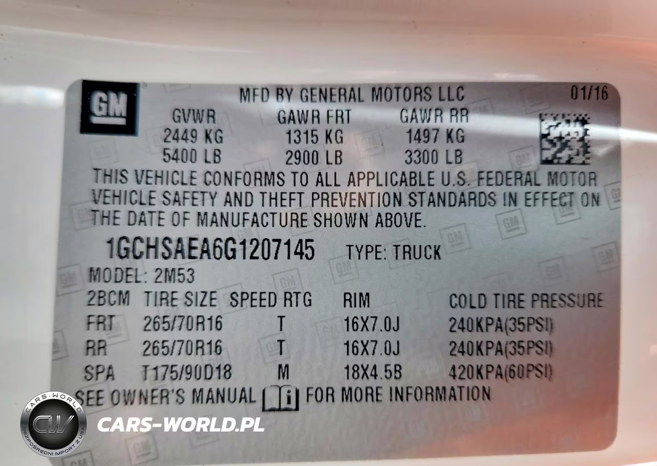 2016 Chevrolet Colorado VIN:1GCHSAEA6G1207145 - 13