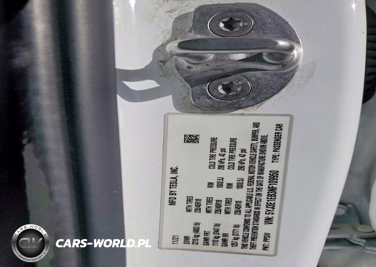 2022 Tesla Model 3 VIN:5YJ3E1EB3NF109950 - 13