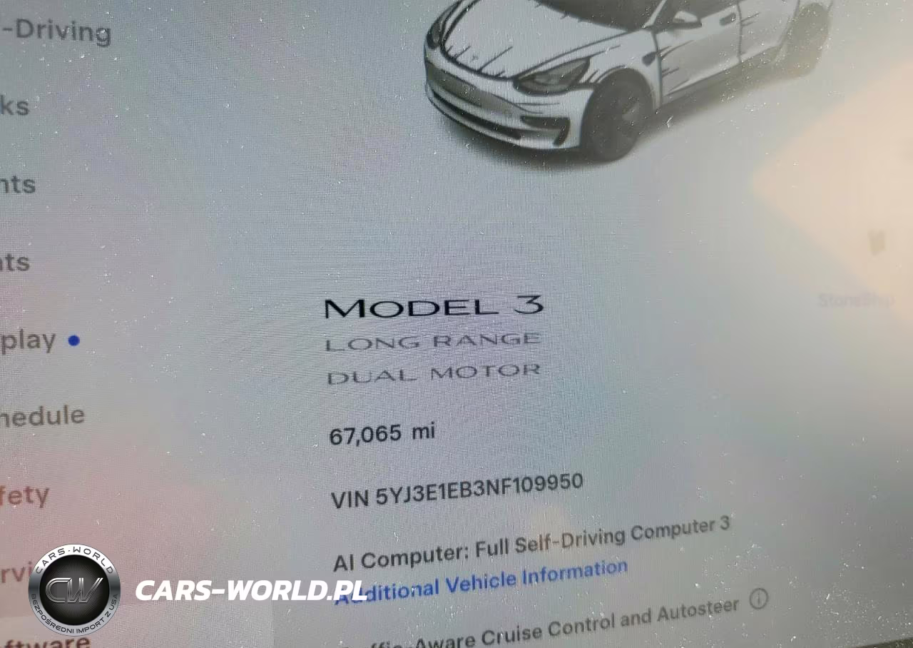 2022 Tesla Model 3 VIN:5YJ3E1EB3NF109950 - 9