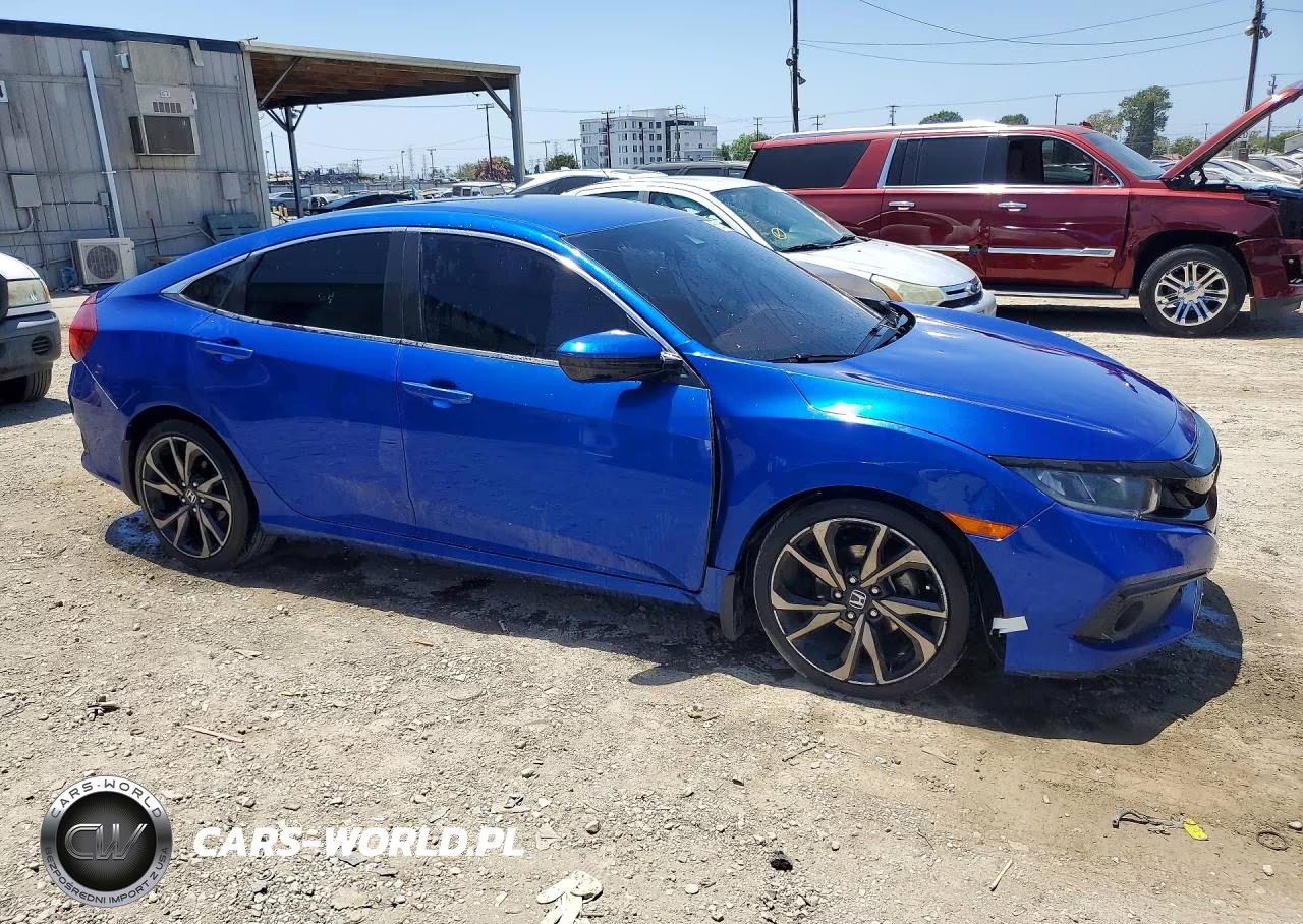 2019 Honda Civic Sport VIN:2HGFC2F86KH578727 - 4