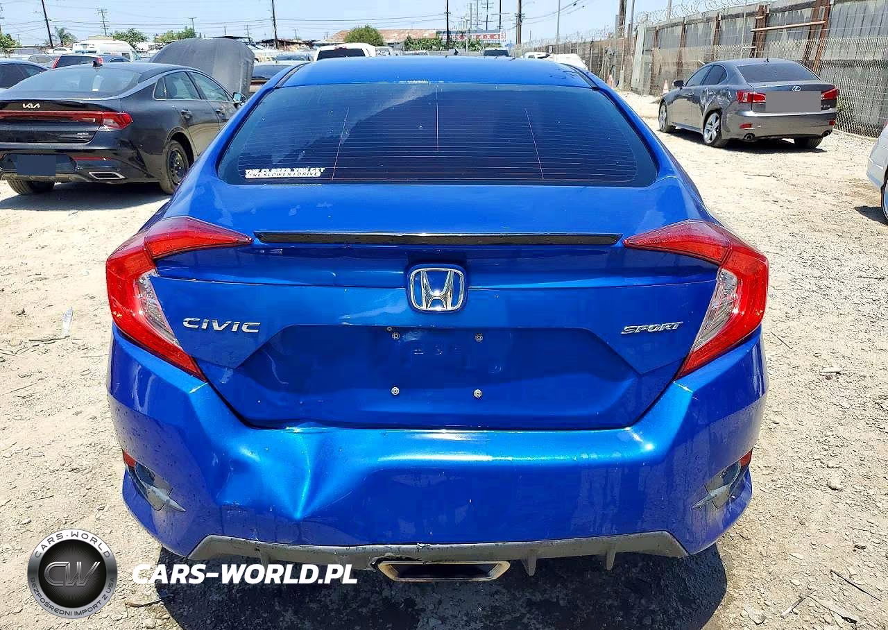 2019 Honda Civic Sport VIN:2HGFC2F86KH578727 - 6